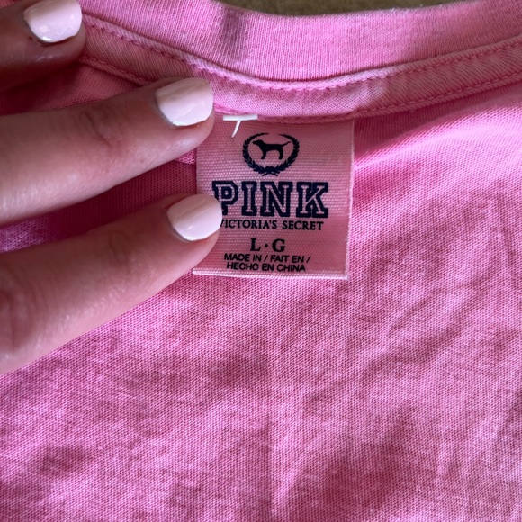 PINK by Victoria’s Secret T-Shirt - Size L - Picture 2 of 2